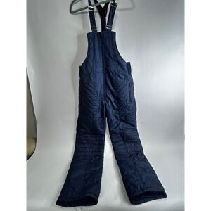 St Moritz Women's XL Blue Winter Snow Bib Overalls Outdoor Ski Vintage